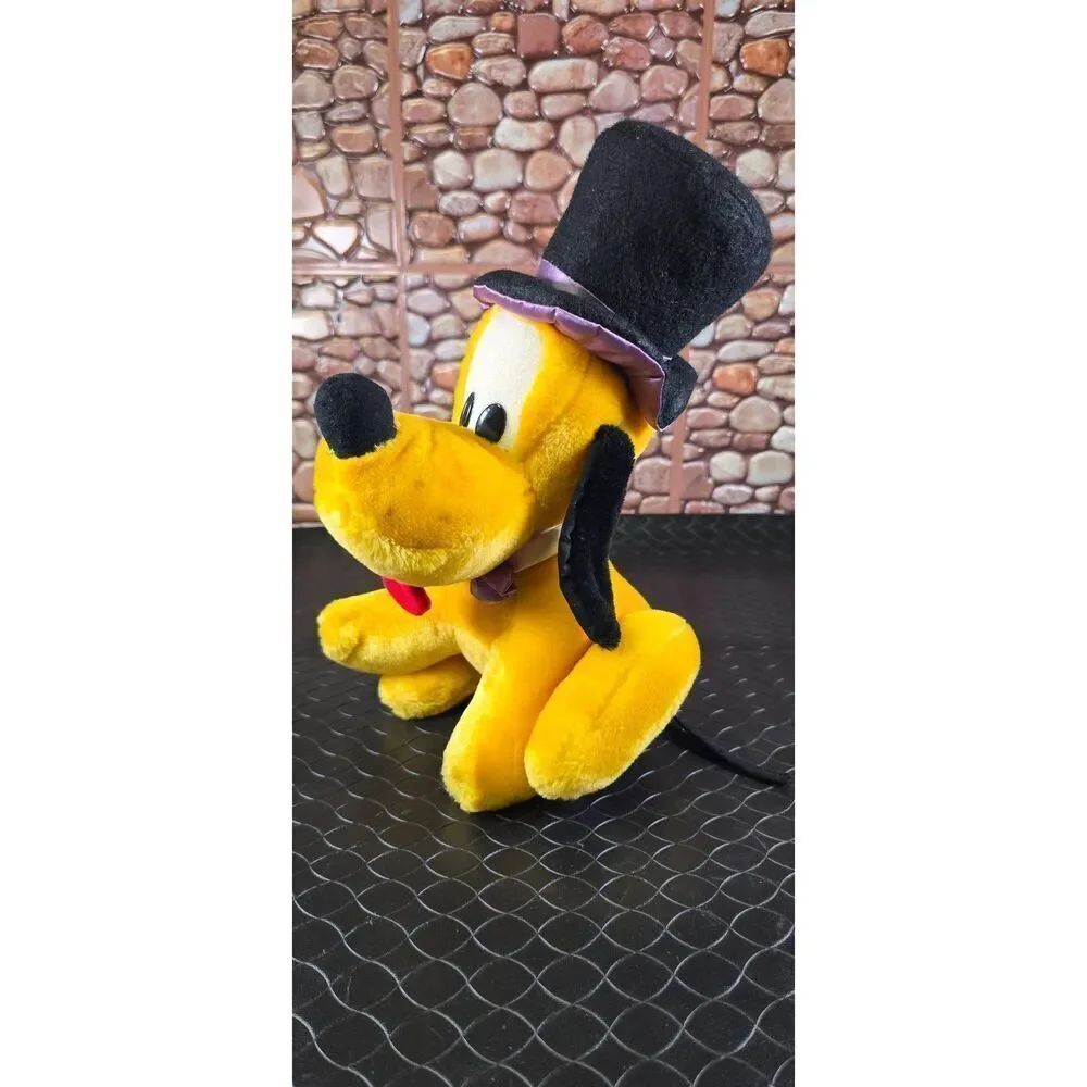 Vintage 1987 Disneyland Disney World Pluto Plush #B14